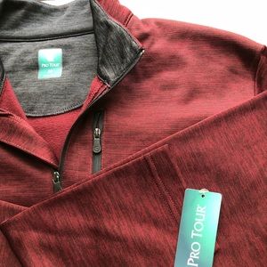 NWT MEN's Pro Tour Golf Half-Zip Pullover